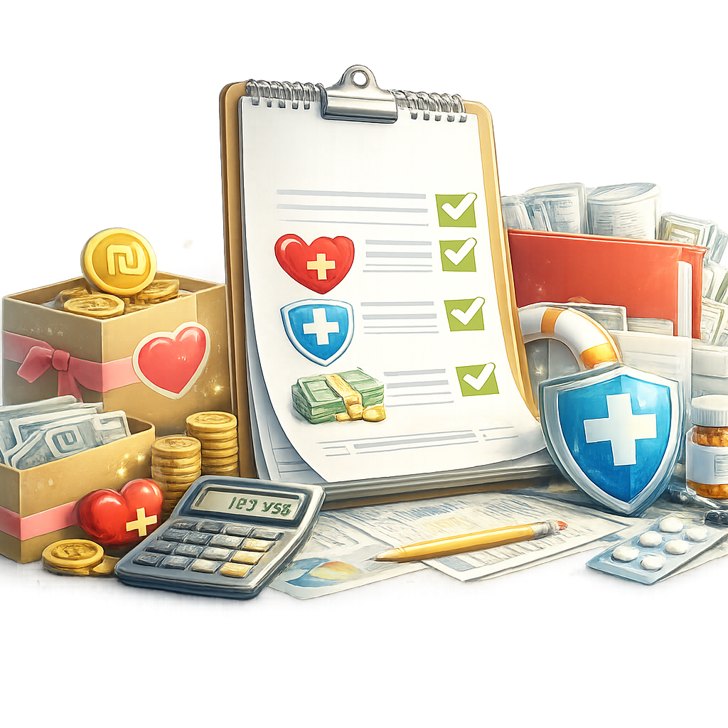 החזר מס על ביטוחים ותרומות